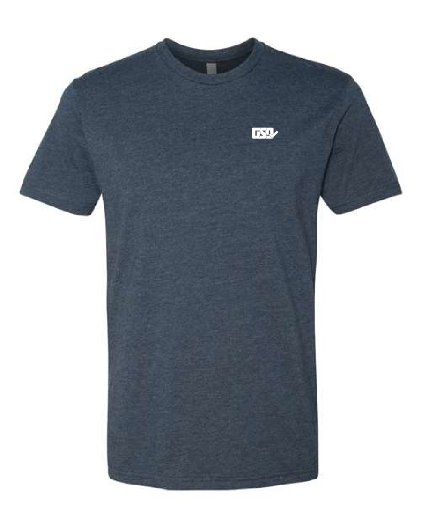 GSD Corporate T-Shirt - Heather Navy / White - “Babe Ruth”