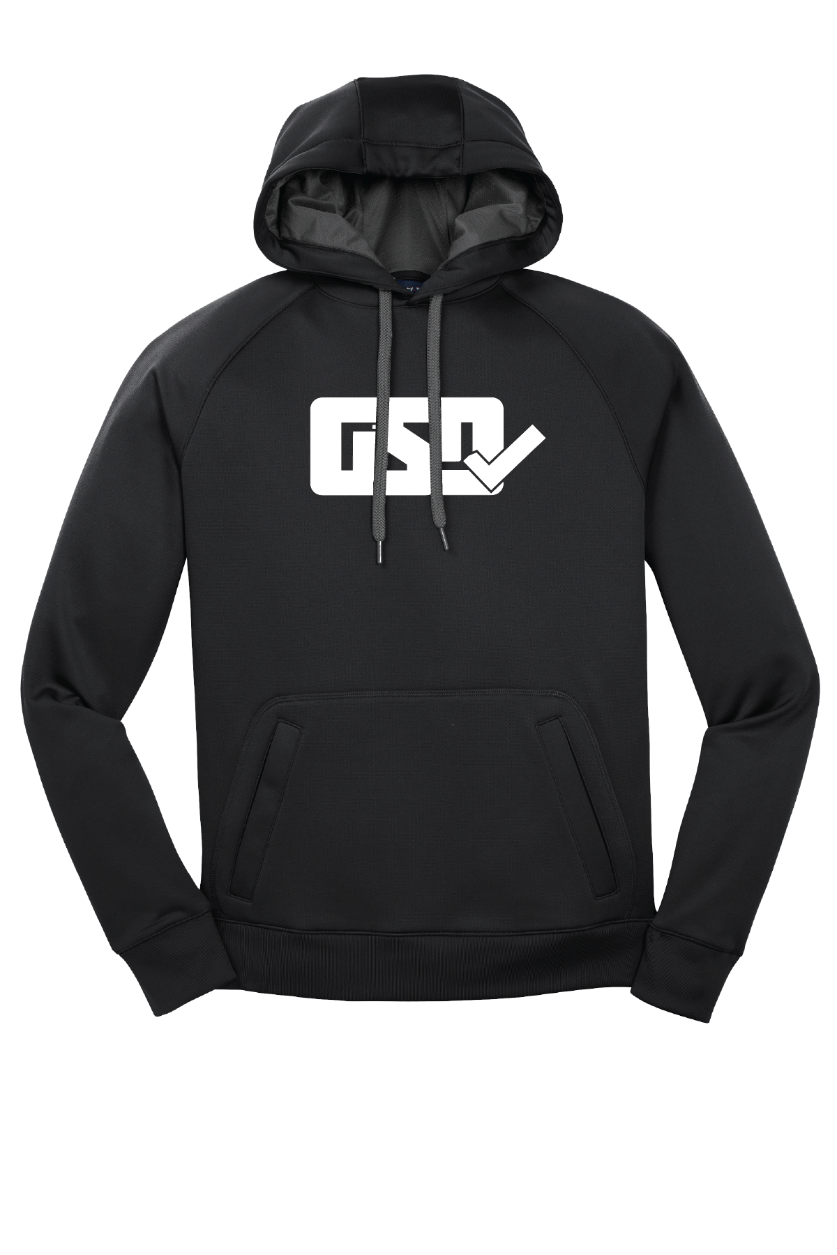 GSD Hoodie - Black / White - "Mike Jack"