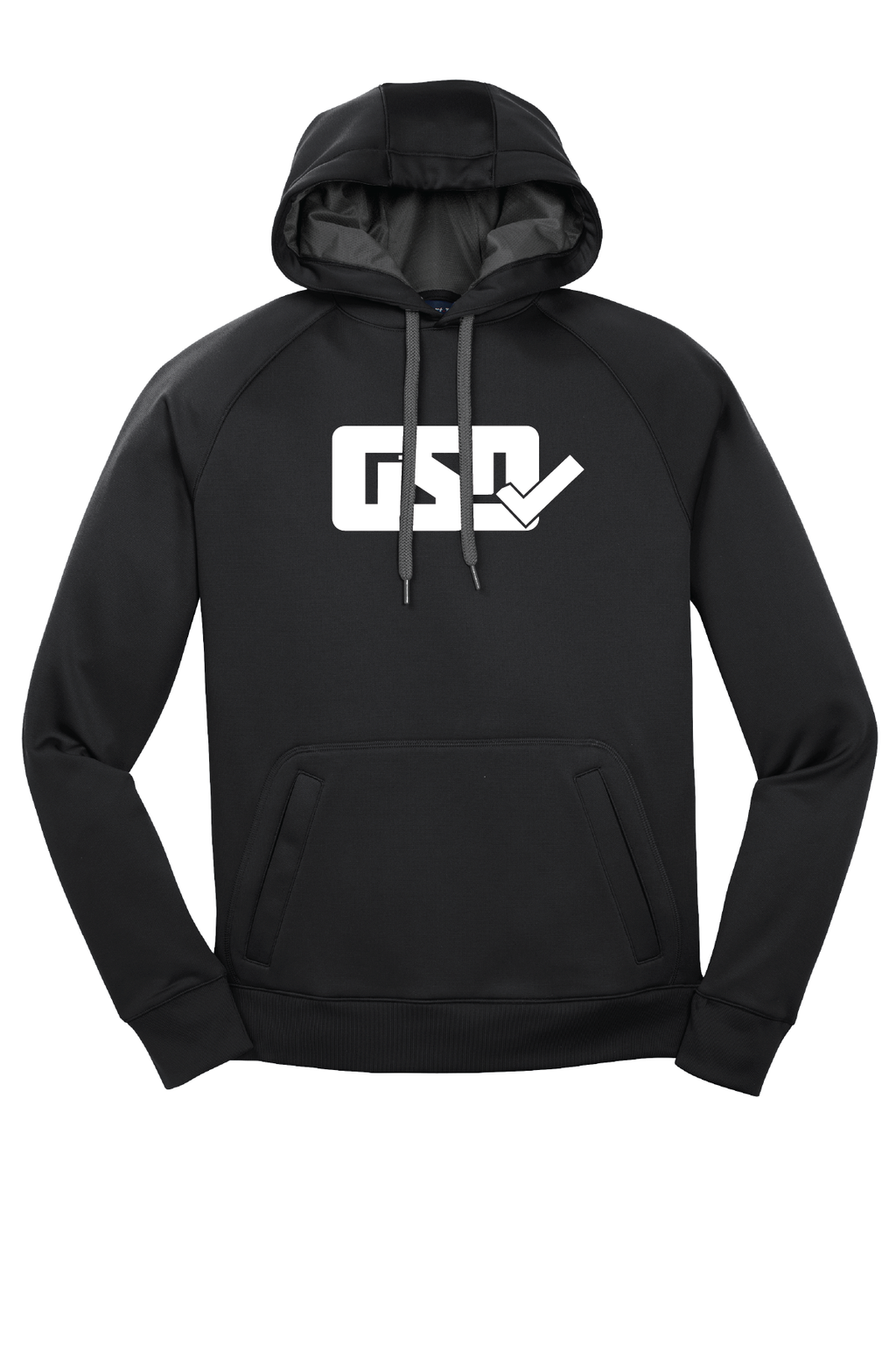 GSD Hoodie - Black / White - "Mike Jack"
