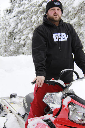GSD Hoodie - Black / White - "Mike Jack"
