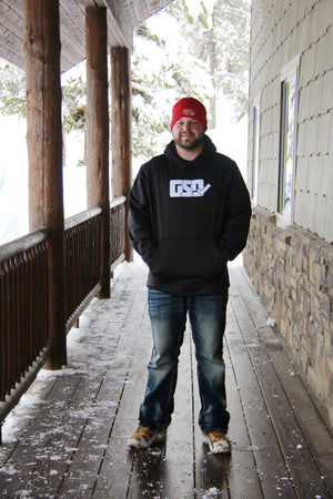 GSD Hoodie - Black / White - "Mike Jack"