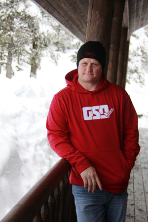 GSD Hoodie - Red / White - "Pete Rose"