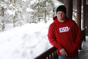 GSD Hoodie - Red / White - "Pete Rose"