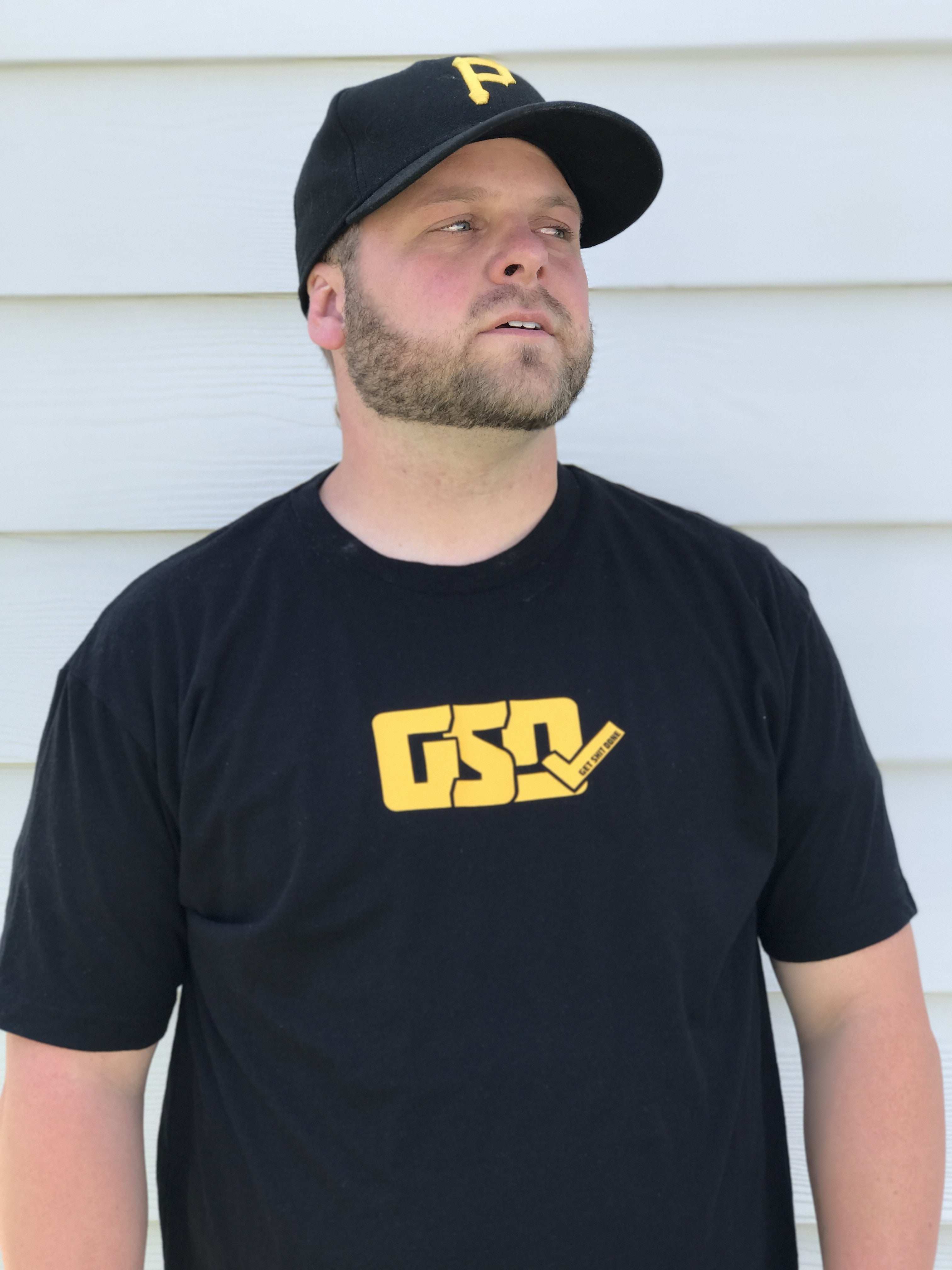 GSD T-Shirt - Black / Yellow - “Wiz”