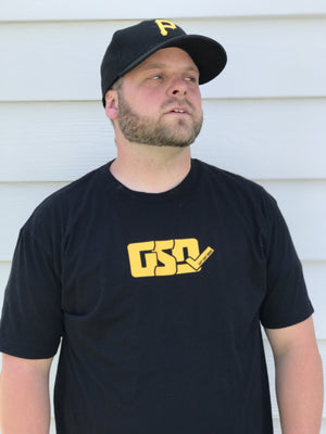 GSD T-Shirt - Black / Yellow - “Wiz”
