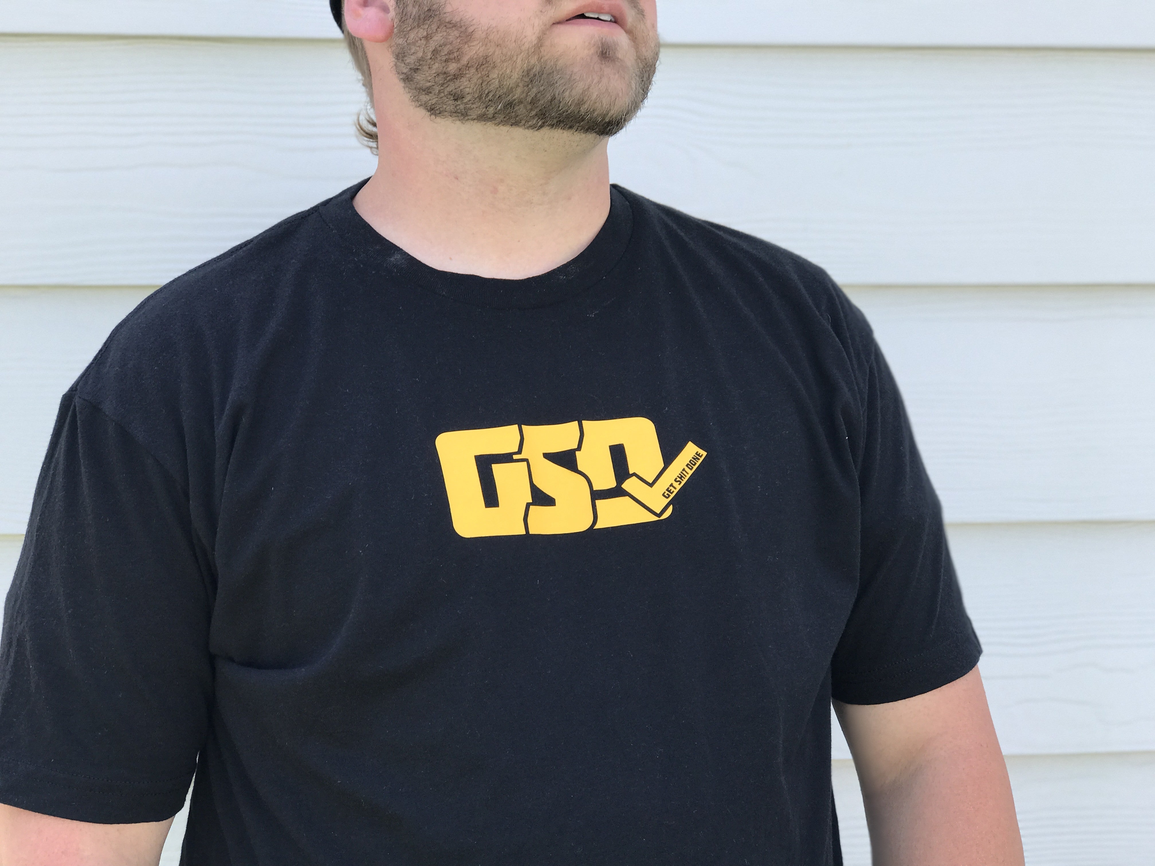 GSD T-Shirt - Black / Yellow - “Wiz”