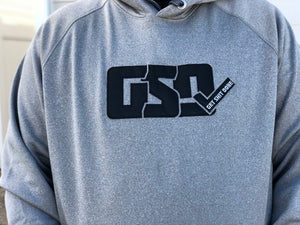 GSD Hoodie - Heather Grey / Black - "The Admiral"