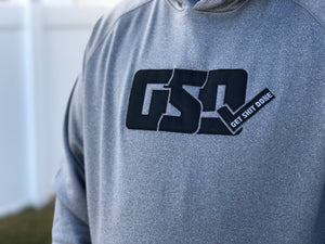 GSD Hoodie - Heather Grey / Black - "The Admiral"