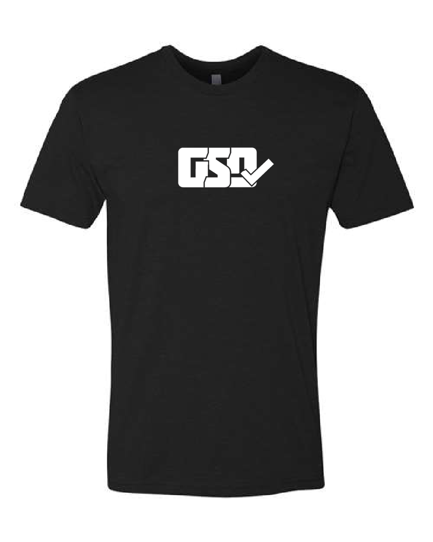 GSD T-Shirt - Black / White - “Mike Jack”