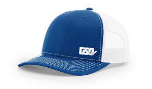 GSD SOLID LEFTY Mesh Snap Back Hat - Royal / White - “Mr. Robinson”