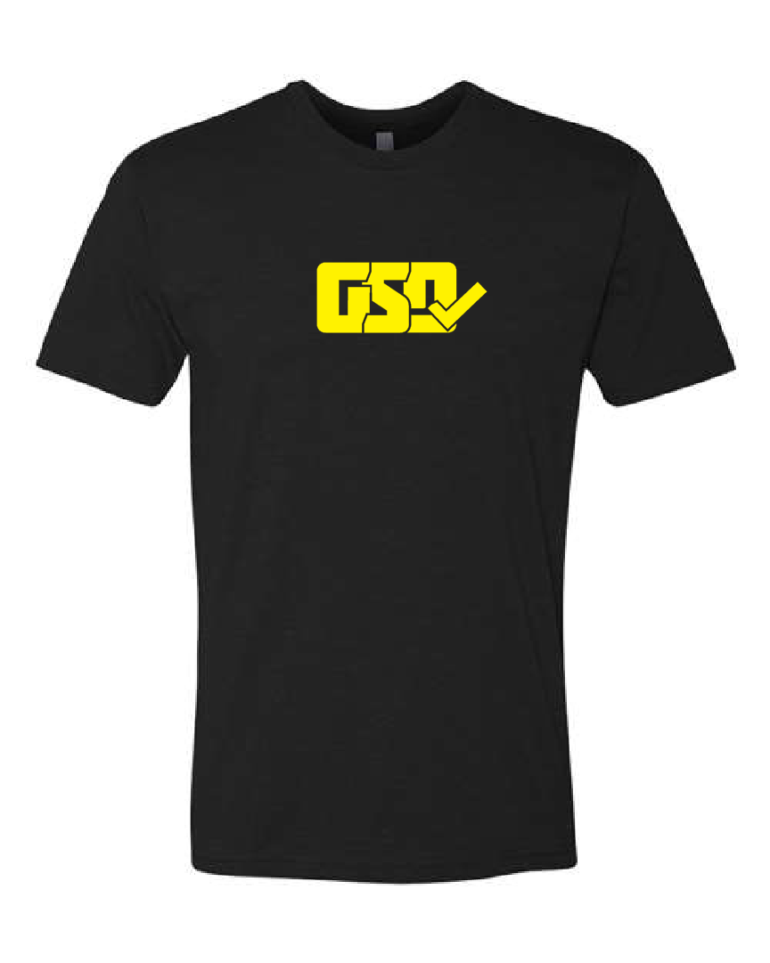 GSD T-Shirt - Black / Yellow - “Wiz”