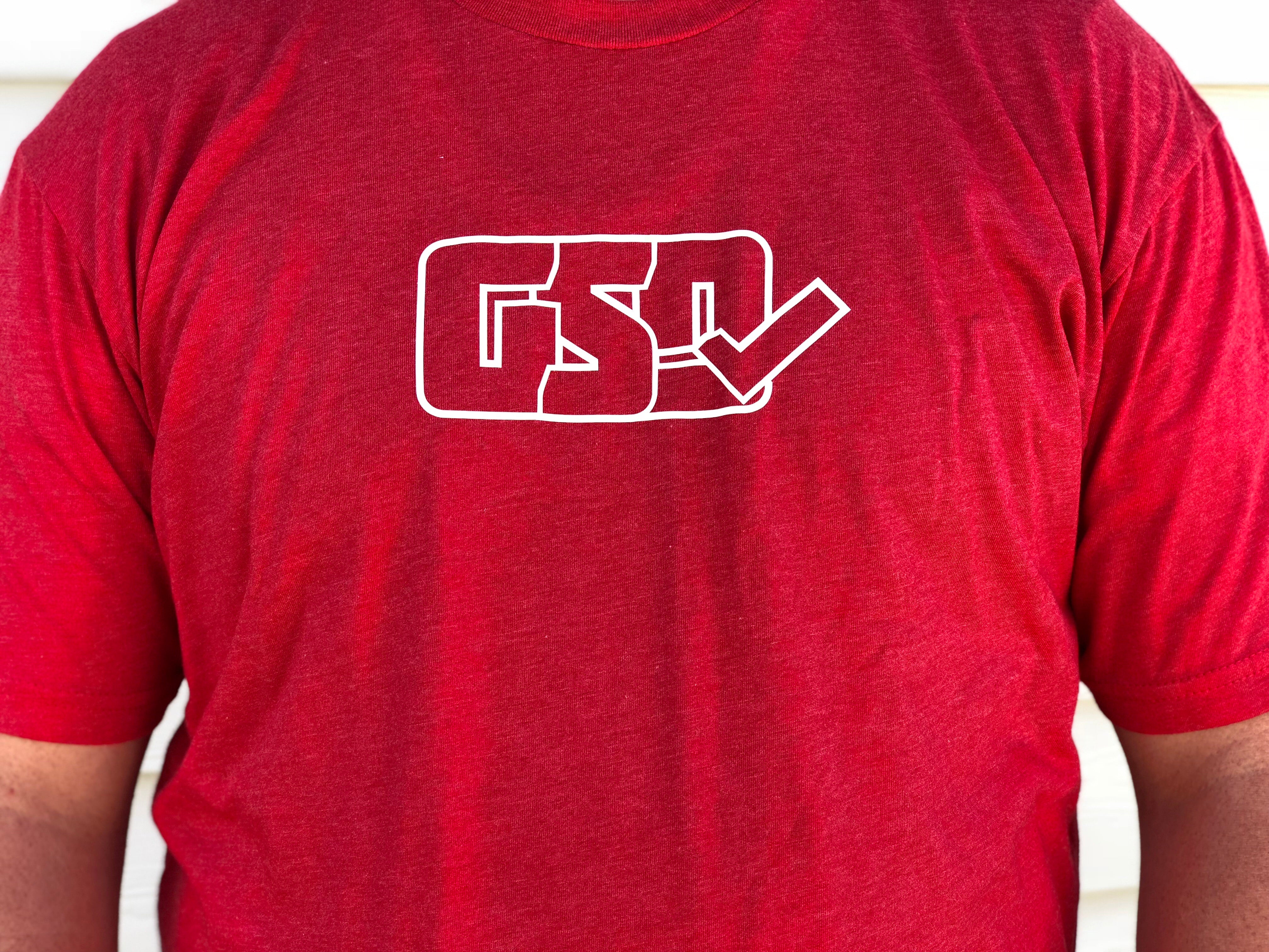 GSD OUTLINE T-Shirt - Red / White - “Pete Rose”