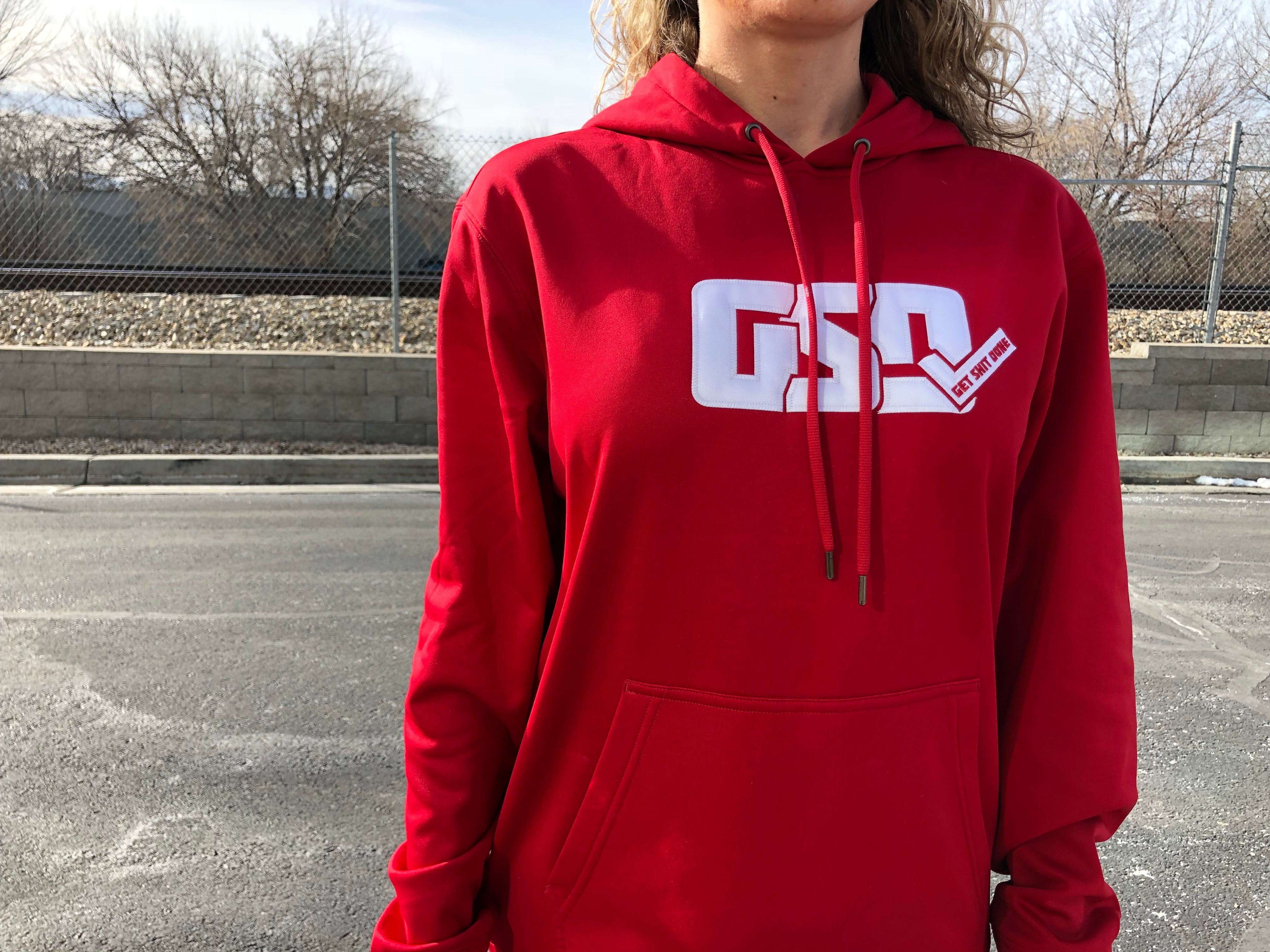GSD Hoodie - Red / White - "Pete Rose"