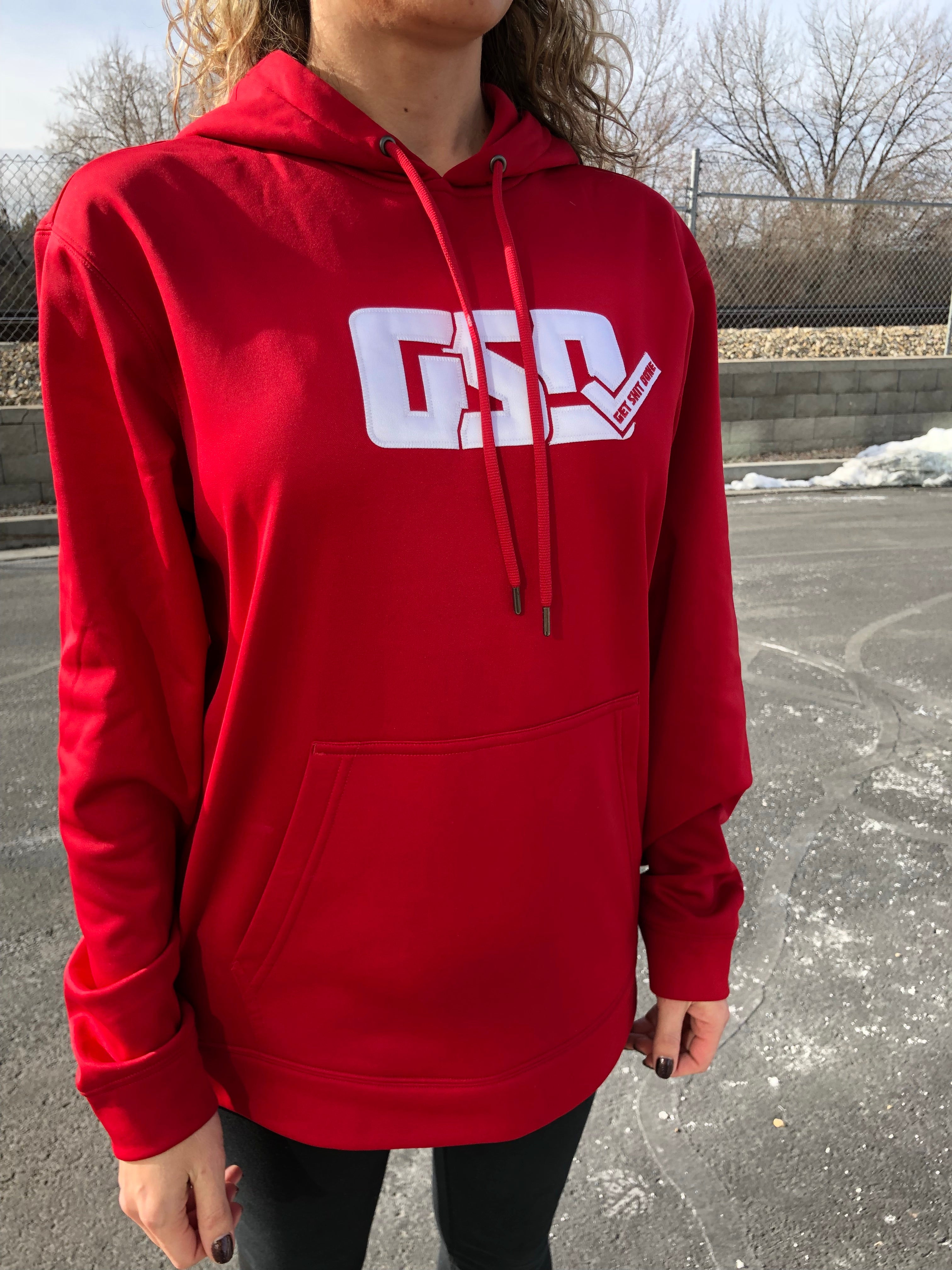 GSD Hoodie - Red / White - "Pete Rose"