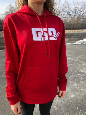 GSD Hoodie - Red / White - "Pete Rose"