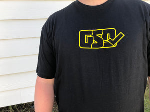 GSD OUTLINE T-Shirt - Black / Athletic Gold - “Wiz”