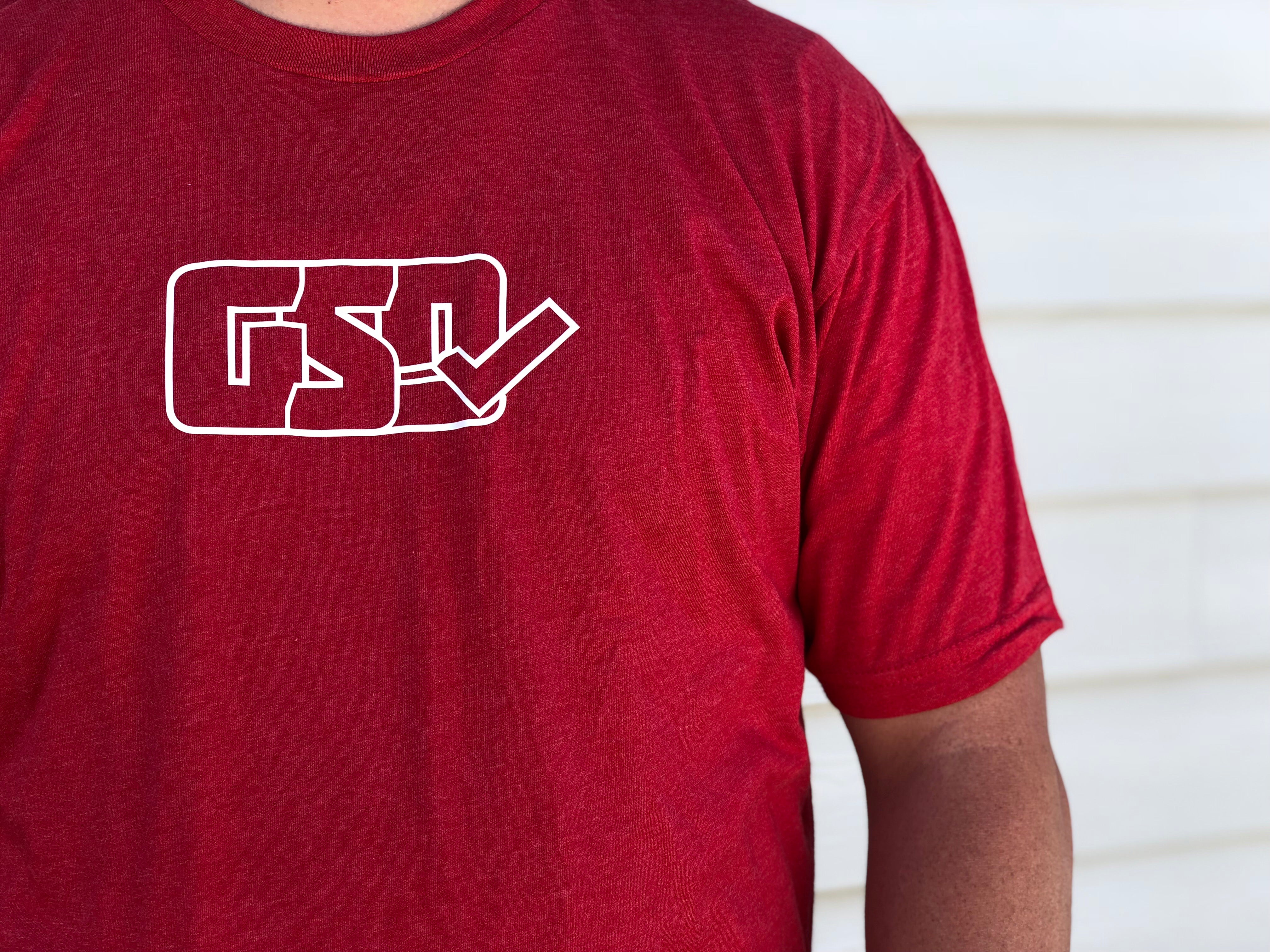 GSD OUTLINE T-Shirt - Red / White - “Pete Rose”